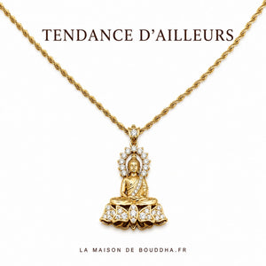 Collier Bouddha Or La Maison de Bouddha
