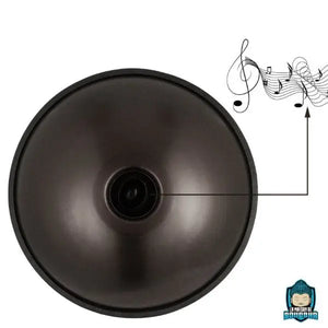 Handpan-9-Notes-56cm-Acier-Nitrure-photo-du-dessous-La-Maison-de-Bouddha