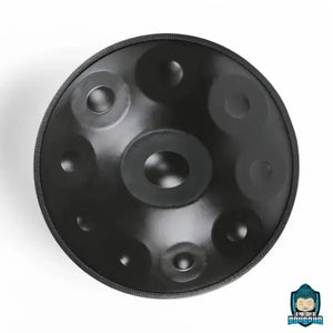 Handpan-9-Notes-56cm-Acier-Nitrure-photo-du dessus-La-Maison-de-Bouddha