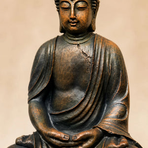 Statue Bouddha de Jardin en Résine – 38 cm La Maison de Bouddha