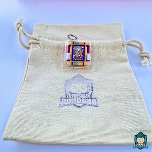 Amulette tibétaine Guru Rinpoché Sungkhor goh sung béni par des lamas