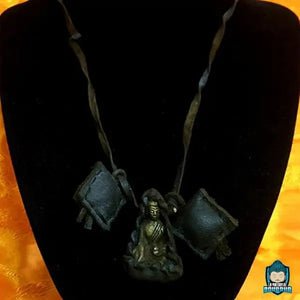 Amulette Tibetaine Puissante en Cuivre et Cuir du Tibet bénis par des moines bouddhistes