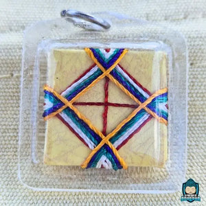 Amulette Yantra du Bouddha de fortune Tibétain Dzambhala