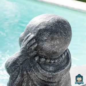 3 Bouddhas de la Sagesse Jardin Gris La Maison de Bouddha