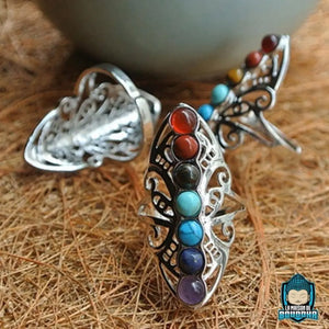 Bague 7 Chakras La Maison de Bouddha