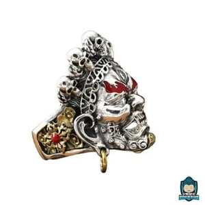 Bague-Bouddha-Argent-Mahakala-argent-sterling-925-profil-droit-La-Maison-de-Bouddha