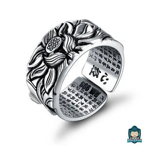 Bague Fleur de Lotus Argent La Maison de Bouddha