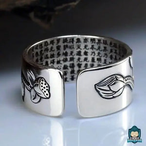Bague Fleur de Lotus Argent La Maison de Bouddha