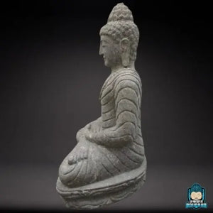 Bouddha en Pierre 80 cm La Maison de Bouddha