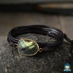 Bracelet-Boho-Labradorite-cordelette-tressee-de-cire-marron-fonce-ajustable-La-Maison-de-Bouddha