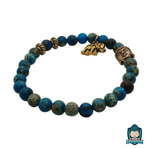Bracelet Bouddha Bleu Turquoise La Maison de Bouddha