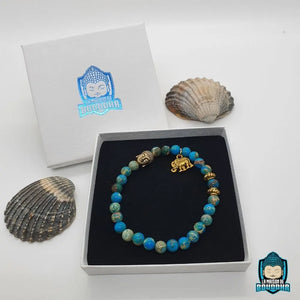 Bracelet Bouddha Bleu Turquoise La Maison de Bouddha