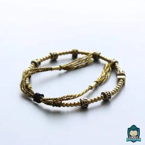 Bracelet Bouddha Doré En Laiton La Maison de Bouddha