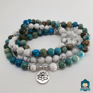 Bracelet Bouddha Howlite La Maison de Bouddha