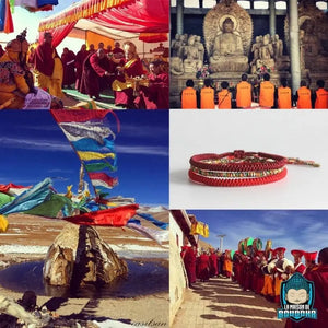 Bracelet Tressé Tibétain La Maison de Bouddha