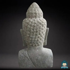 Buste de Bouddha en Pierre La Maison de Bouddha