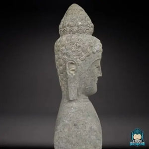 Buste de Bouddha en Pierre La Maison de Bouddha