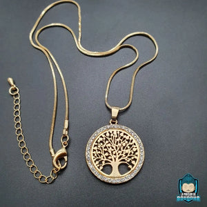 Collier Arbre de Vie Couleur Or La Maison de Bouddha