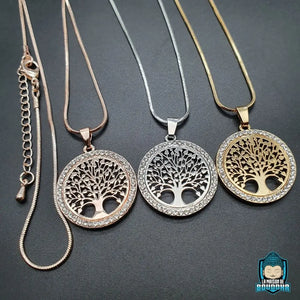 Collier Arbre de Vie Couleur Or La Maison de Bouddha