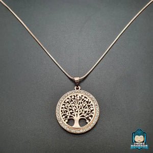 Collier Arbre de Vie Couleur Or La Maison de Bouddha