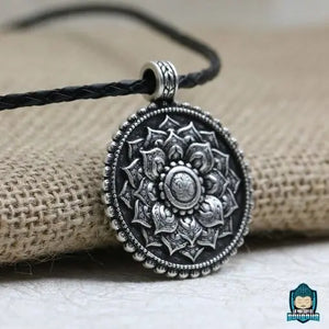 Collier Charms Lotus Blanc La Maison de Bouddha