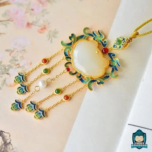 Collier Jade Tibétain
