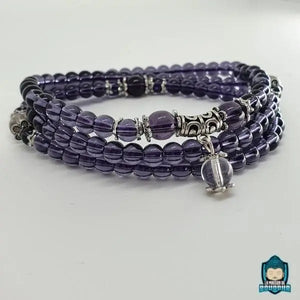 Collier Mala Améthyste La Maison de Bouddha
