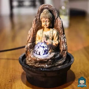 Fontaine Bouddha Boule Lumineuse Led La Maison de Bouddha