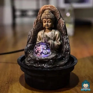 Fontaine Bouddha Boule Lumineuse Led La Maison de Bouddha
