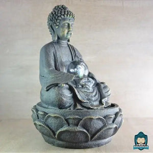 Fontaine Bouddha Médium Sphère Lumineuse La Maison de Bouddha