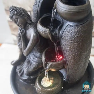 Fontaine Bouddha krishna en Résine La Maison de Bouddha