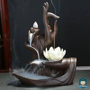 Fontaine Dencens Main de Bouddha En Céramique La Maison de Bouddha