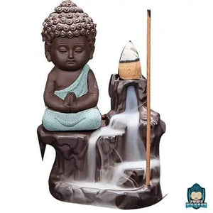 Fontaine Brûleur à Encens Bouddha En Céramique La Maison de Bouddha