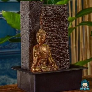 Fontaine Mur dEau Bouddha La Maison de Bouddha