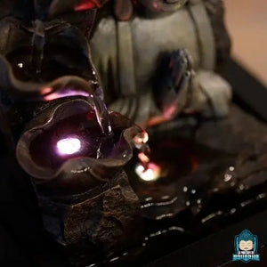 Fontaine Tête de Bouddha Intérieur La Maison de Bouddha