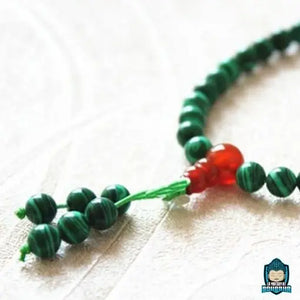Mala Malachite La Maison de Bouddha