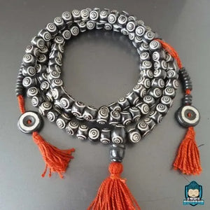 Mala Tibétain Os La Maison de Bouddha