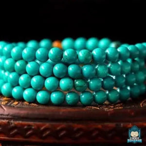 Mala Tibétain Turquoise La Maison de Bouddha
