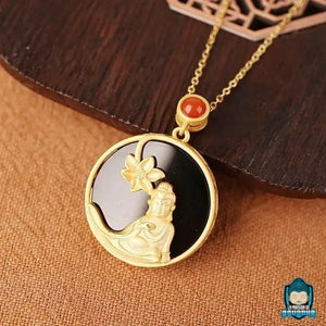 Pendentif Bouddha Tourmaline