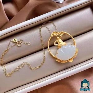 Pendentif Jade Bouddha