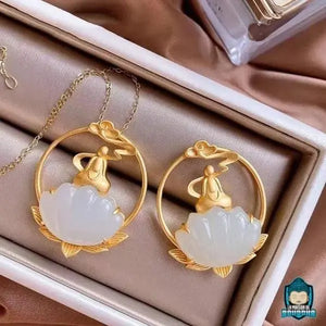 Pendentif Jade Bouddha