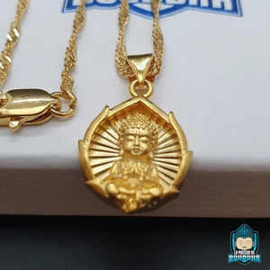 Petit Pendentif Bouddha Doré La Maison de Bouddha