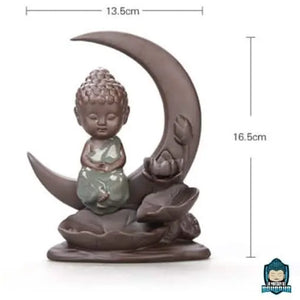 Porte Encens Bouddha Croissant de Lune La Maison de Bouddha