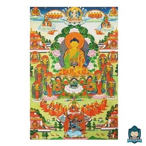 Shakyamuni Thangka La Maison de Bouddha