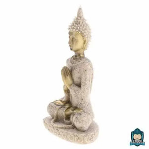 Statue Bouddha Pierre Mudra Anjali Thaïlandais La Maison de Bouddha