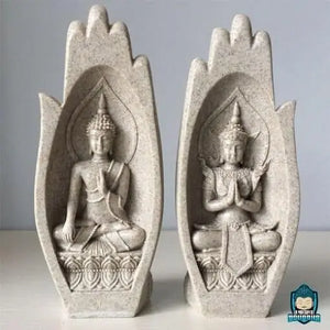 Statue Main de Bouddha Secret du Bonheur La Maison de Bouddha