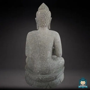 Statue de Bouddha en Pierre pour Jardin La Maison de Bouddha