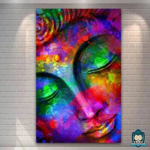Tableau-Bouddha-Couleur-toile-tendue-qualite-canva-La-Maison-de-Bouddha