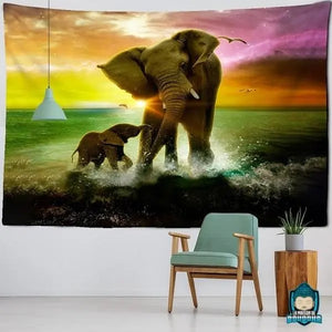 Tenture Eléphant