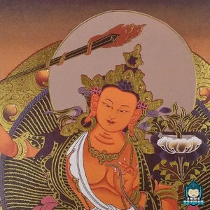 Thangka-Manjushri-bouddhiste-La-Maison-de-Bouddha